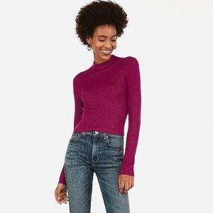 ❌SOLD❌ Express Mock Neck Cropped Sweater